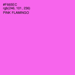 #F665EC - Pink Flamingo Color Image