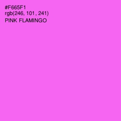 #F665F1 - Pink Flamingo Color Image