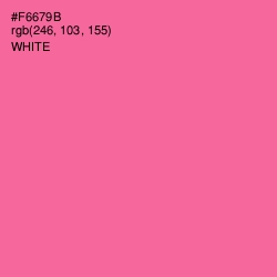 #F6679B - Deep Blush Color Image