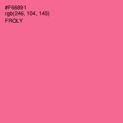 #F66891 - Froly Color Image