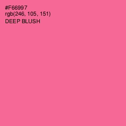 #F66997 - Deep Blush Color Image