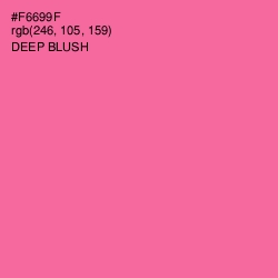 #F6699F - Deep Blush Color Image