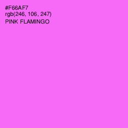 #F66AF7 - Pink Flamingo Color Image