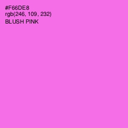 #F66DE8 - Blush Pink Color Image