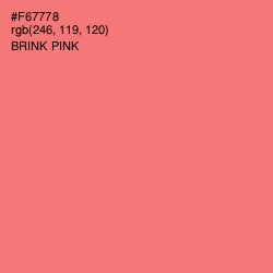 #F67778 - Brink Pink Color Image