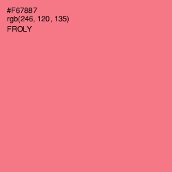 #F67887 - Froly Color Image