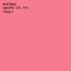 #F67B8D - Froly Color Image