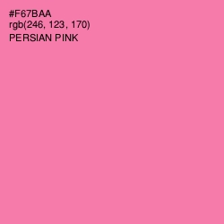 #F67BAA - Persian Pink Color Image