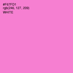 #F67FD1 - Orchid Color Image