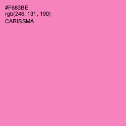 #F683BE - Carissma Color Image