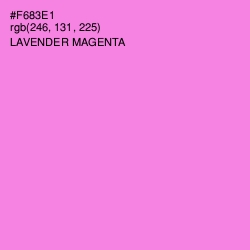 #F683E1 - Lavender Magenta Color Image