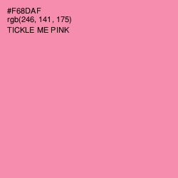 #F68DAF - Tickle Me Pink Color Image