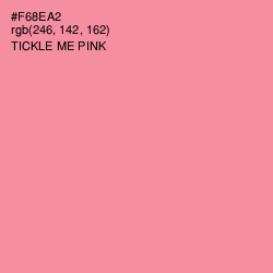 #F68EA2 - Tickle Me Pink Color Image