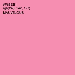 #F68EB1 - Mauvelous Color Image