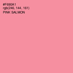 #F690A1 - Pink Salmon Color Image