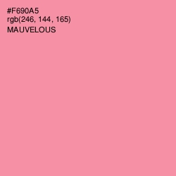 #F690A5 - Mauvelous Color Image