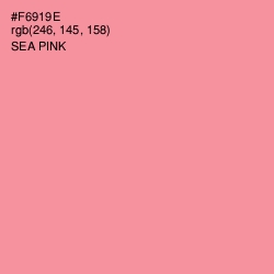 #F6919E - Sea Pink Color Image