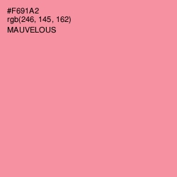 #F691A2 - Mauvelous Color Image