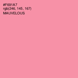 #F691A7 - Mauvelous Color Image