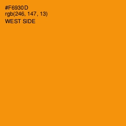 #F6930D - West Side Color Image