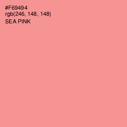 #F69494 - Sea Pink Color Image