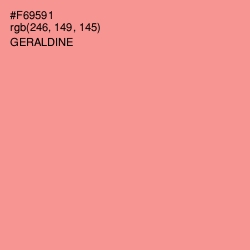 #F69591 - Geraldine Color Image