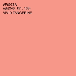 #F6978A - Vivid Tangerine Color Image