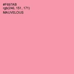 #F697AB - Mauvelous Color Image