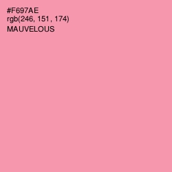 #F697AE - Mauvelous Color Image