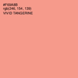 #F69A8B - Vivid Tangerine Color Image