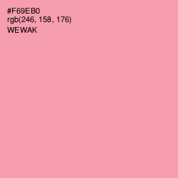 #F69EB0 - Wewak Color Image