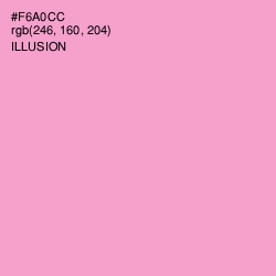 #F6A0CC - Illusion Color Image
