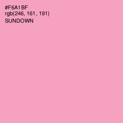 #F6A1BF - Sundown Color Image