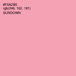#F6A2B5 - Sundown Color Image