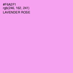 #F6A2F1 - Lavender Rose Color Image