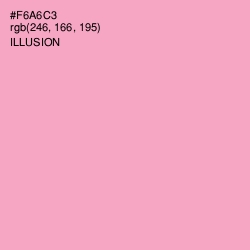 #F6A6C3 - Illusion Color Image
