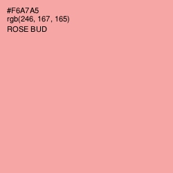 #F6A7A5 - Rose Bud Color Image