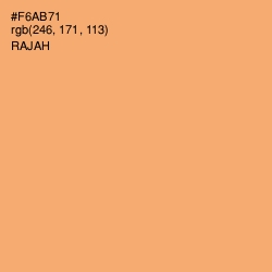 #F6AB71 - Rajah Color Image