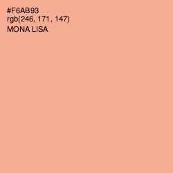 #F6AB93 - Mona Lisa Color Image