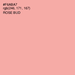 #F6ABA7 - Rose Bud Color Image