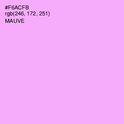 #F6ACFB - Mauve Color Image