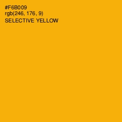 #F6B009 - Selective Yellow Color Image