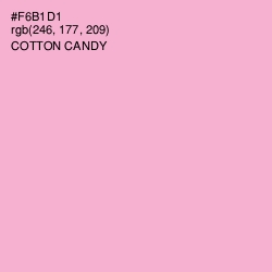 #F6B1D1 - Cotton Candy Color Image