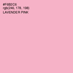 #F6B2C6 - Lavender Pink Color Image