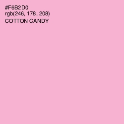 #F6B2D0 - Cotton Candy Color Image