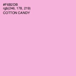 #F6B2DB - Cotton Candy Color Image