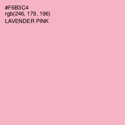 #F6B3C4 - Lavender Pink Color Image