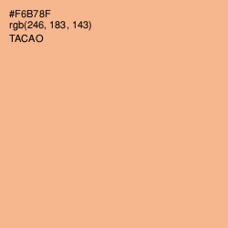 #F6B78F - Tacao Color Image