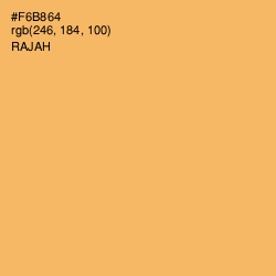 #F6B864 - Rajah Color Image