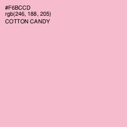 #F6BCCD - Cotton Candy Color Image